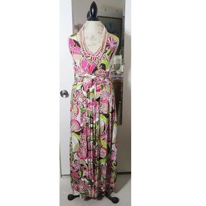Beautiful Christina Dress Floral Maxi Dress Medium